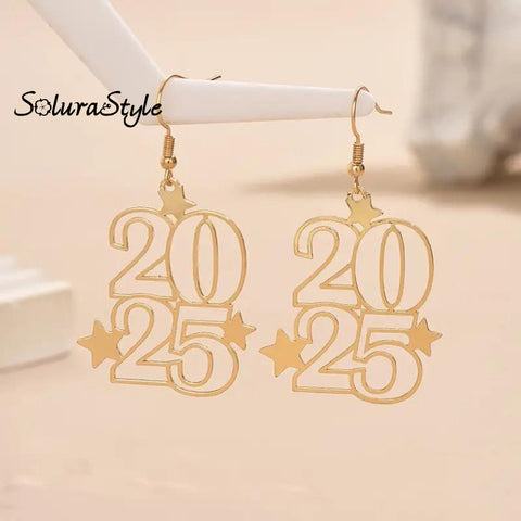 Boho Style 2025 New Year Earrings