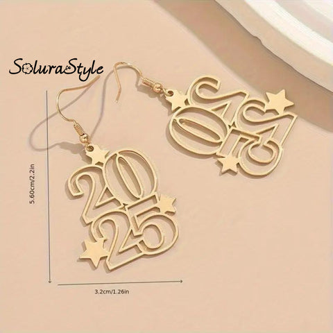 Boho Style 2025 New Year Earrings