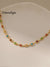Colorful Square Glass Beads Chain Necklace