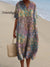 Coral Reef And Sea Creature Art Printed Women’s Flowy Dress Multicolor / S