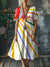 Women’s Boho Vintage Art Print Pocket Cotton Dress Multicolor / S