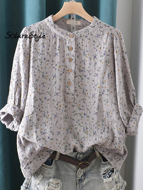 Women’s Casual Comfortable Cotton Shirt Multicolor