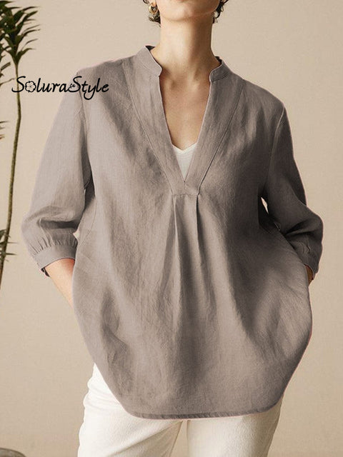 Women’s Casual Cotton Shirt Fango / S