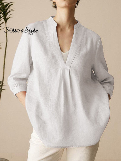 Women’s Casual Cotton Shirt White / S