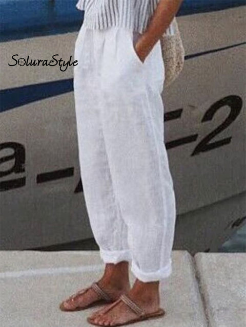Women’s Casual Pants White / S