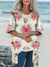 Women’s Florals Art Print Pocket Cotton Top Multicolor / Onesize