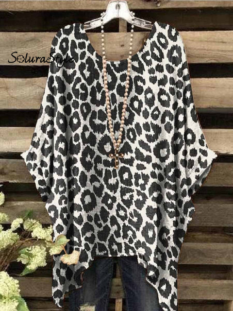 Women’s Leopard Printed Casual Top Color / S