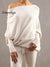 Women’s Solid Color Casual Fashionable Comfortable Elegant Knitted Pullover Apricot / Size