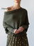 Women’s Solid Color Casual Fashionable Comfortable Elegant Knitted Pullover Armygreen / Size