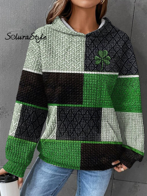 Women’s St.patrick’s Day Art Printed Casual Sweatshirt Multicolor / S