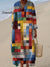 Women’s Vintage Art Print Casual Dress Multicolor / S