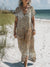 Women’s Vintage Art Print Pocket Cotton Dress Multicolor / S