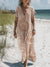 Women’s Vintage Art Print Pocket Cotton Dress Multicolor / S