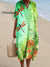 Women’s Vintage Dragonfly Art Print Flowy Dress Multicolor / S
