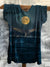 Women’s Vintage Whale Art Print Casual Cotton And Linen Shirt Multicolor / S