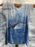 Women’s Vintage Whale Art Print Casual Cotton And Linen Shirt Multicolor / S