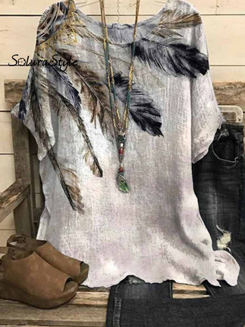 Women’s Western Printed Casual Top